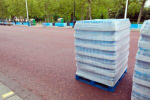 Clearly CO - pallets of water for your worksite